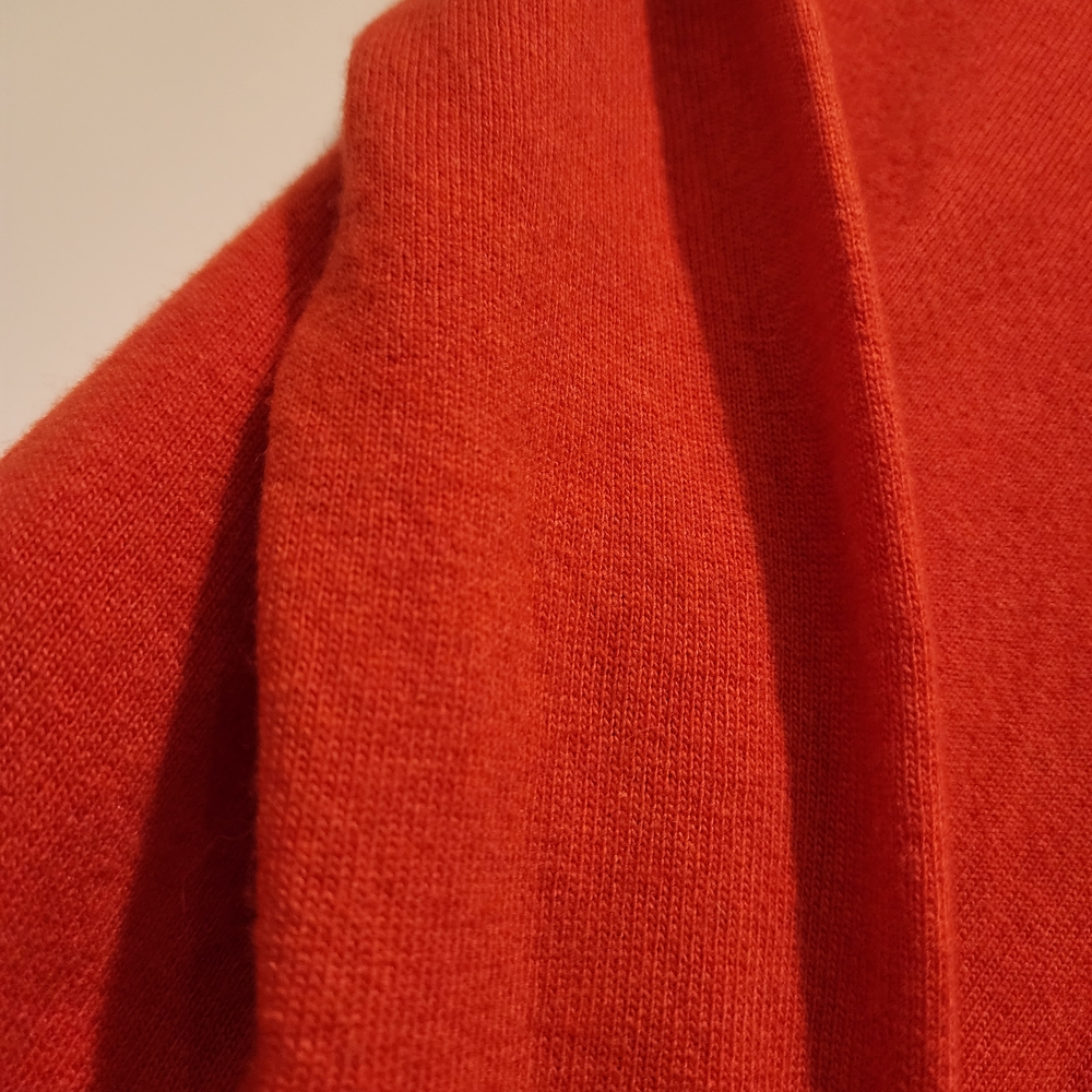 Banana Republic Italian Merino Wool Blend Sweater Orange Preppy Outdoors XS - Picture 6 of 13